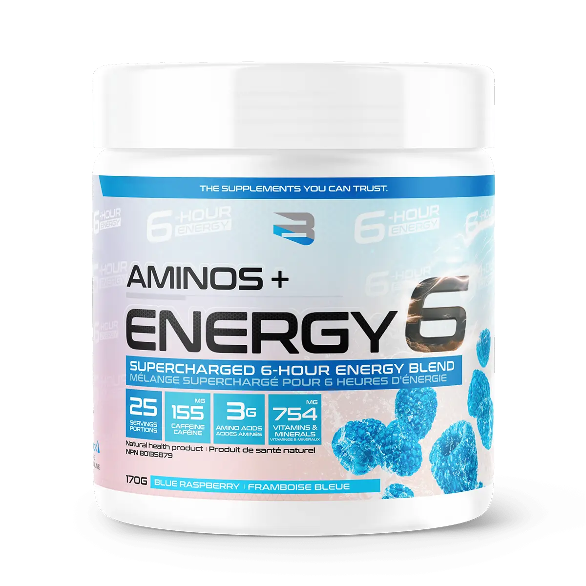 Aminos + Energy6 - Suppléments énergétiques superpuissant de 6 heures