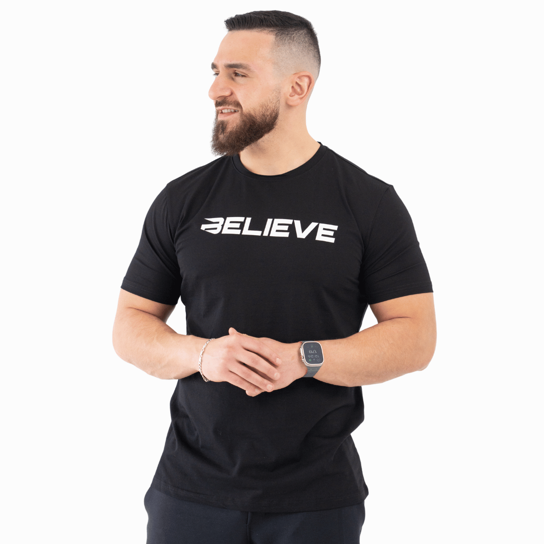 Believe FitShirt- Black