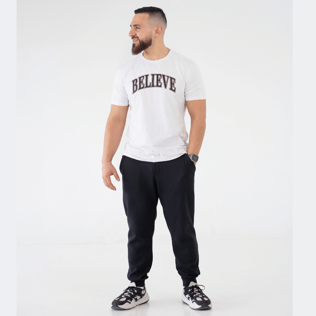 Believe FitShirt- White