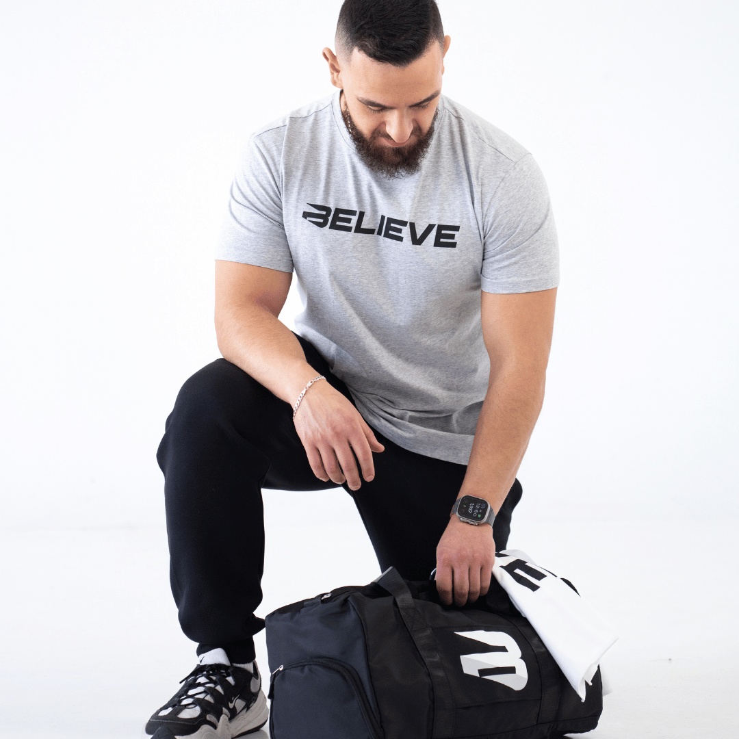 Believe FitShirt- Grey