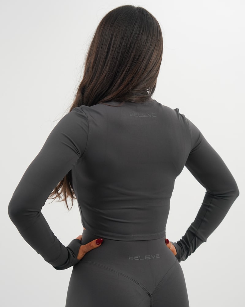 PerfectFit - Grey Cropped Jacket