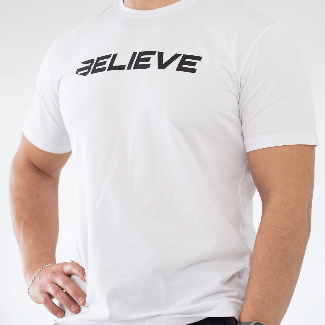 Believe FitShirt- White