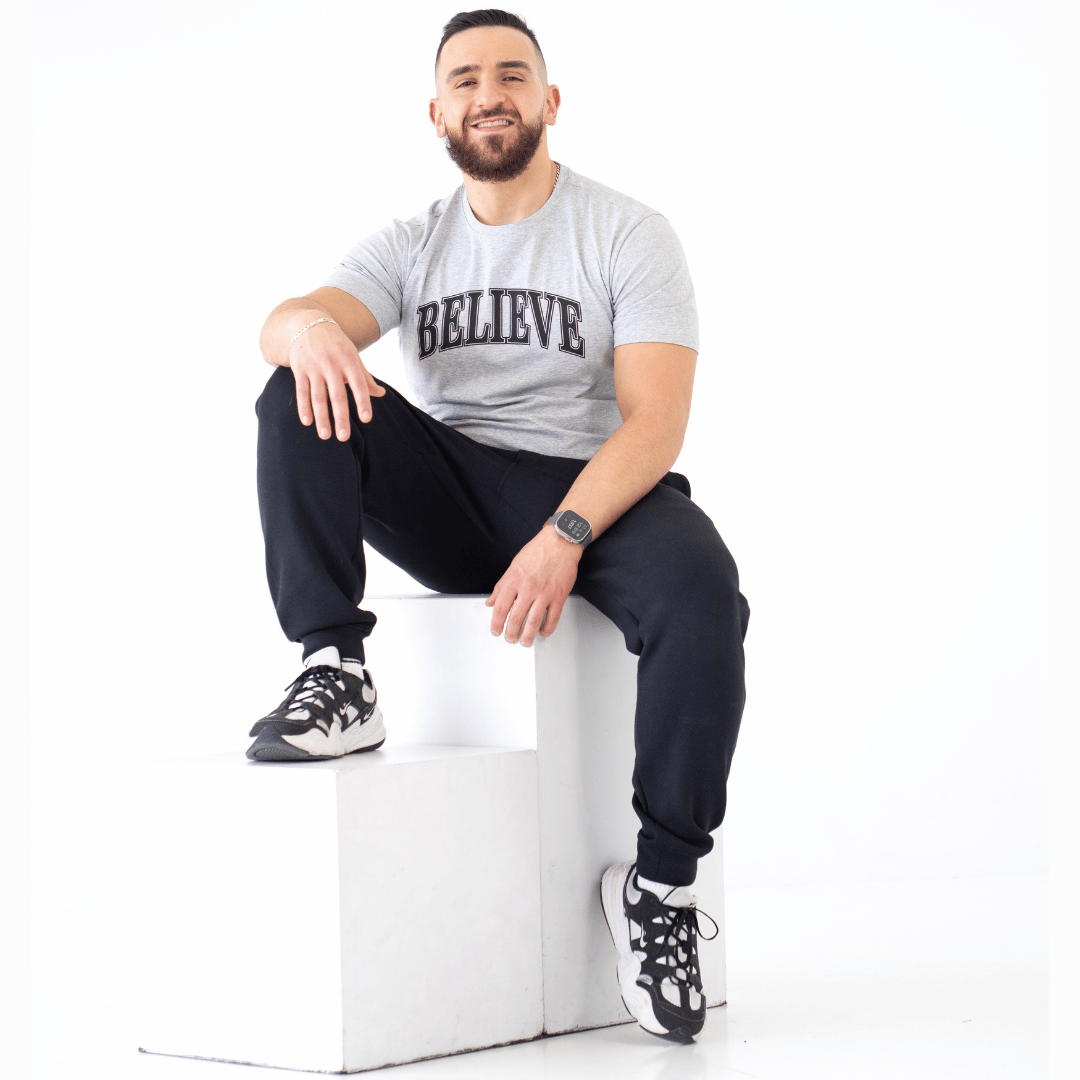 Believe FitShirt- Grey