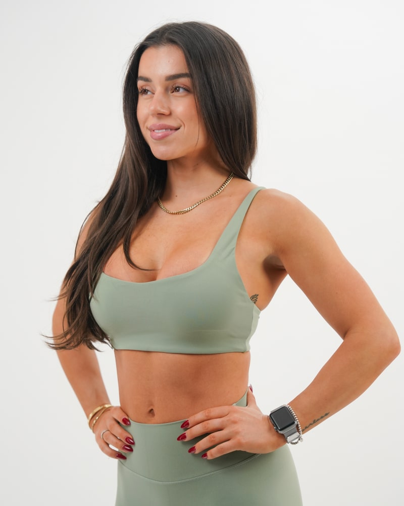PerfectFit - Light Green Sport Bra