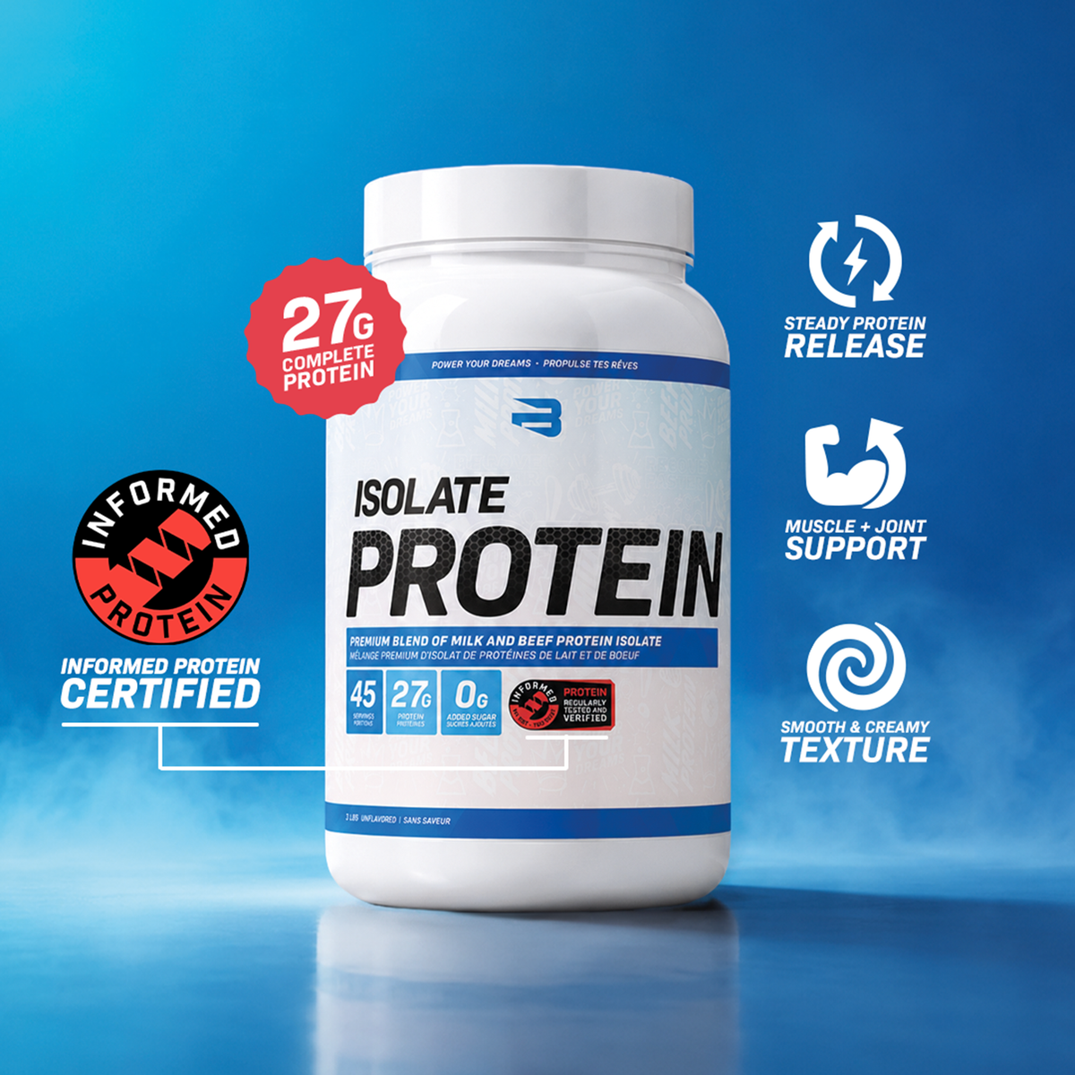 Unflavored Isolate Protein