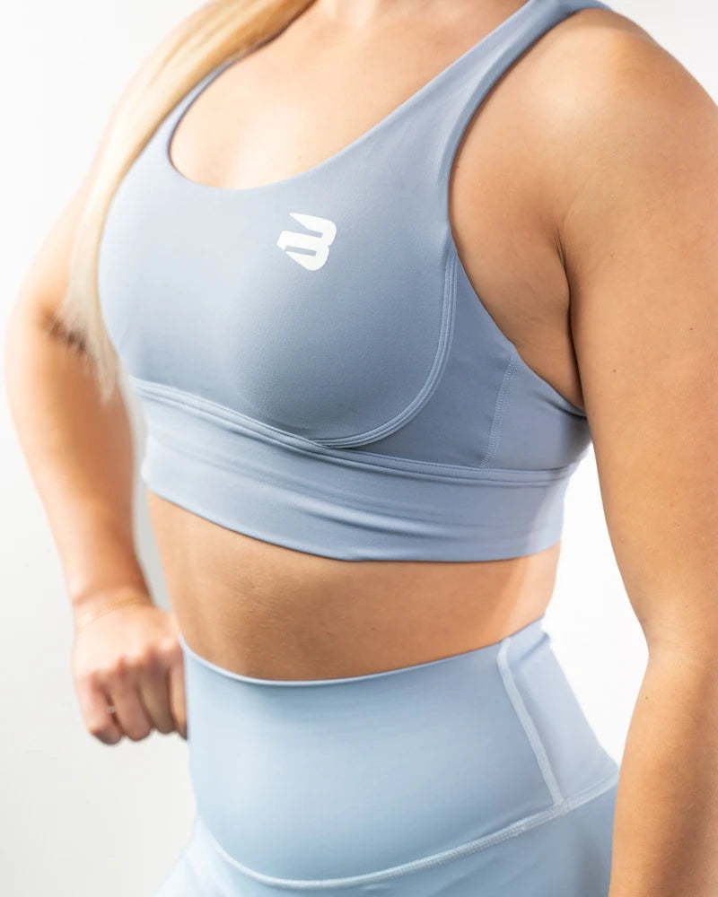 Seamless- Light Blue Sport Bra